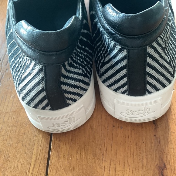 Ash Jeday Knit Slip-on Sneaker Women’s Black & White Skate Style Shoe Size 9 - Picture 8 of 13